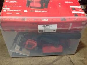 Lot with assorted Milwaukee Tools various types and conditions see pictures