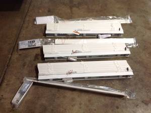 Lot of Vinyl Mini Blinds see pictures