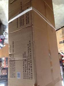 Husky 36 in. W x 72 in. H x 24 in. D Steel Garage Gear Cabinet not used