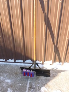 New steel snow shovel. As shown.