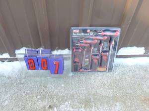 New hex key set. As shown
