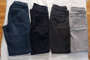 4 pair sz 7 skinny jeans
