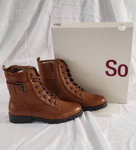 1 pair new sz 7.5 So Brand brown combat boots