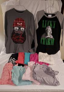 17 womens long sleeve shirts (Size Small & Medium)
