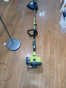 25cc 2-Cycle Attachment Capable Full Crank Straight Gas Shaft String Trimmer by RYOBI- used