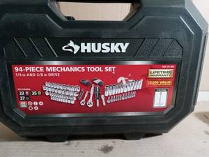 Mechanics Tool Set (94-Piece) by Husky- missing pieces