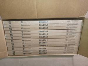 20 x 25 Basic Household Pleated FPR 4 Air Filter (3-Pack, Case of 4) by  Rheem- open box not used
