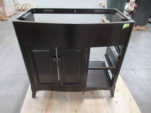 lot 352 image: Home Decorators Collection 37 in. W x 35 in. H x 22-12 in. D Vanity in Espresso MD-V1201