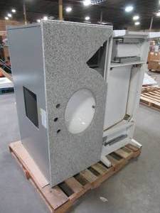lot 117 image: 2 Vanity Cabinets with Some Damage - For Restore Project.