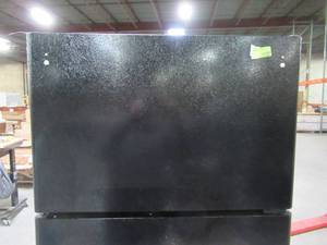lot 119 image: GE 17.5 cu. ft. Top Freezer Refrigerator in Black, ENERGY STAR GTE18DTNRBB
