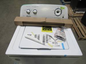 lot 120 image: Amana 3.5 cu. ft. Top Load Washer in White NTW4516FW