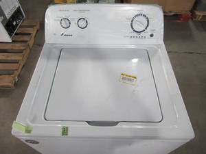 lot 228 image: Amana 3.5 cu. ft. Top Load Washer in White NTW4516FW