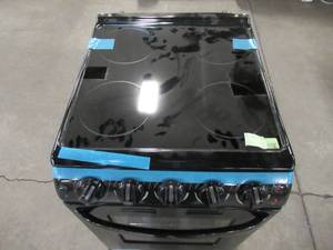 lot 232 image: Summit Appliance 20 in. 2.3 cu. ft. Slide-in Electric Range in Black REX2051BRT