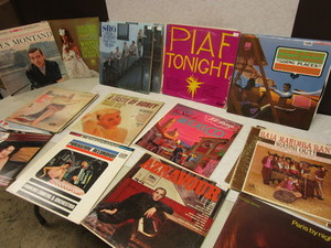 HERB ALPERT, EDITH PIAF, YVES MONTAND, BAJA MARIMBA BAND, AND OTHER ALBUMS OF INTERNATIONAL FLAIR