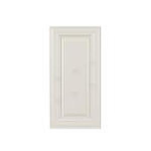 Princeton Assembled 15 in. x 30 in. x 12 in. 1-Door Wall Cabinet with 2-Shelves in Warm White