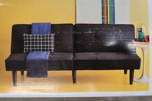 Futon Sofa Black - Room Essentials