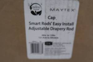 Zenna Home- Easy Install Cap Finial Draper Rod - Smart Rods