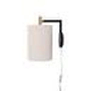 LED Fabric Lantern Sconce Wall Light Black - Project 62