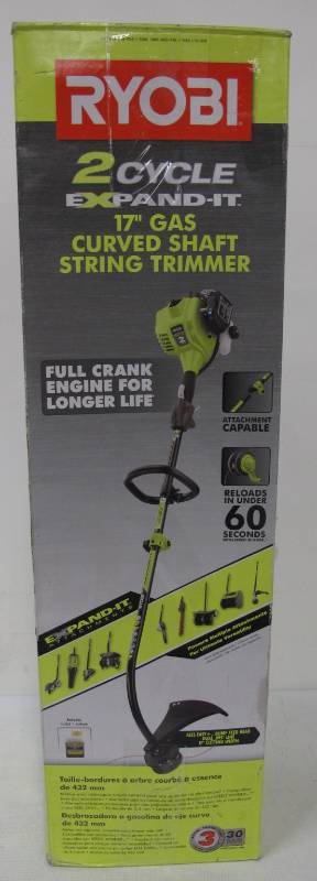 Ryobi 2 cycle 18 deals gas trimmer