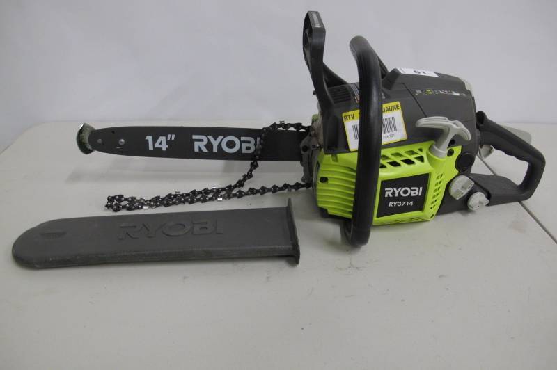 Ryobi-14 in. 37cc 2-Cycle Gas Chainsaw 