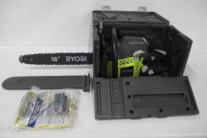 lot 8 image: 18 in. 38cc 2-Cycle Gas Chainsaw with Heavy Duty Case