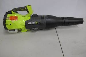 lot 75 image: RYOBI-160 MPH 520 CFM 25cc Gas Jet Fan Blower