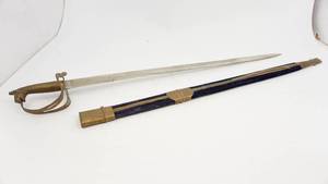 lot 1 image: Vintage Camel Head Sword Made in India