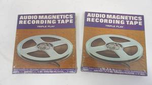 lot 20 image: 2 New Audio Magnetics Recording Tapes (Triple Play)