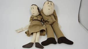 lot 59 image: 2 Vintage 1979 Copeless People Dolls