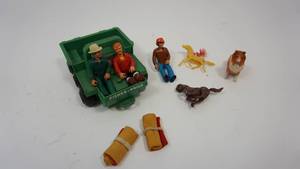 lot 63 image: Vintage Fisher Price Adventure People 6 Wheel Ranger  Fisher Price People Figures & Animals