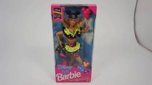 lot 80 image: New Vintage Mattel Disney Fun Barbie Doll - Bring Home the Magic