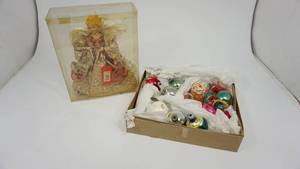 lot 124 image: Vintage Christmas Ornaments  Silvestri Ramance Angel Doll