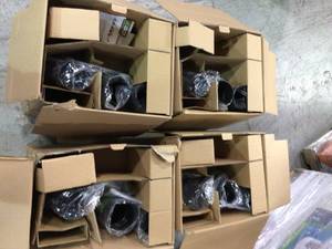 Lot of 4 EGO Power BackPack Blowers 56V open boxes see pictures