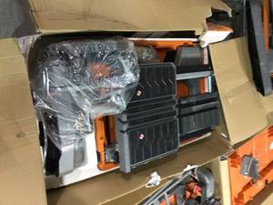 Pallet with Ridgid Tile SawsStands open boxes  customer returns see pictures