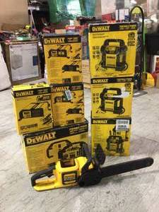 Pallet with assorted Dewalt Tools open boxes customer returns see pictures