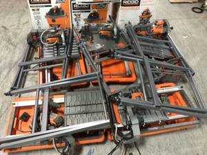 Pallet with assorted Ridgid Tools open box customer returns see pictures