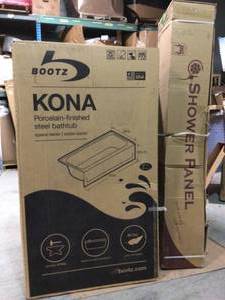 Pallet with Kona Tub and Shower Panel see pictures