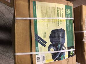 Lot of 2 John Deere 42 Rear Baggers see pictures