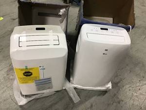 Lot of 2 LG Portable Air Conditioners open box customer Returns see pictures