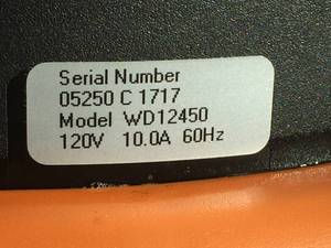 lot 103 image: Rigid 12 Gallon Shop Vac