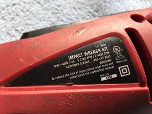 lot 116 image: Tool Shop Impact Wrench