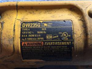 lot 117 image: DeWalt 12 Inch Electric Drill