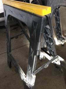 lot 127 image: Pair of Collapsible Sawhorses