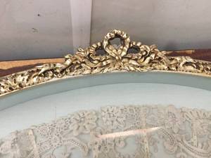 lot 134 image: Pair of Ornate Curved Framed Fans