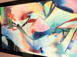 lot 2 image: Inside Out Umbrellas Print By Peter Kitchell