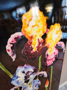 lot 18 image: Floral Canvas Print