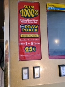 lot 24 image: Video Poker Machine