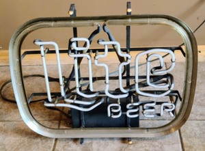 lot 27 image: Miller Lite Neon Sign