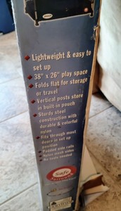 lot 37 image: Pop Up Childs Playpen