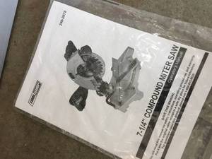 lot 154 image: Tool Shop  7.25 Inch Miter Saw With Lazer Guide